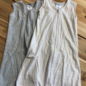 Halo sleep sacks (2) swaddles, size small, no sleeves. GUC.